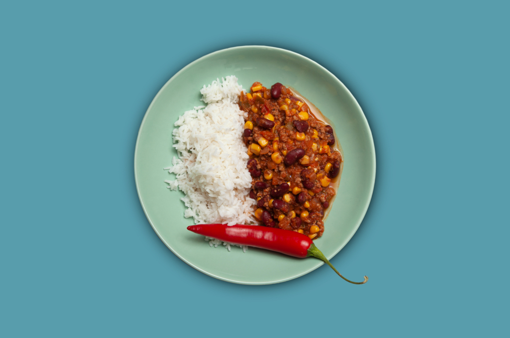 Chili con carne mit Reis XL