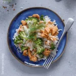 Hähnchen mit Brokkoli und Reis XL