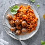 Rinderhackbällchen Ratatouille