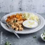 HähnchenDöner mit Süßkartoffeln