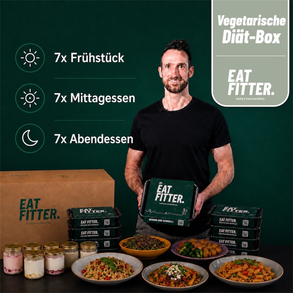 Gericht-Box: Vegetarische Diät-Box